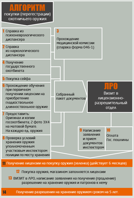 Permisiunea pentru arme de vânătoare - cum să se extindă și să primească