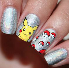 Rajz körmök Pokemon Pikachu hogyan kell felhívni a körmökre (do) Rajz körmök Pokemon Pikachu hogyan kell felhívni a körmökön