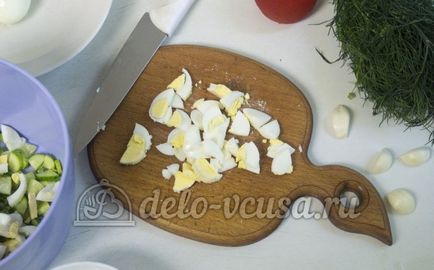 Salată cu reteta de dovlecei prăjită, cu pregătire fotografică pas cu pas a salatei de legume cu dovlecei