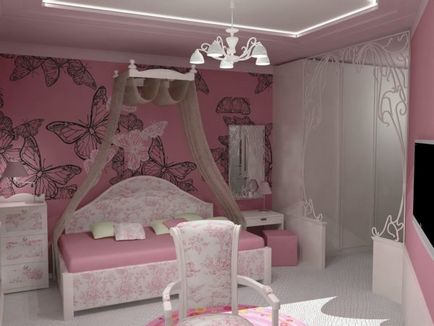Самі затишні і стильні дитячі спальні для дівчаток