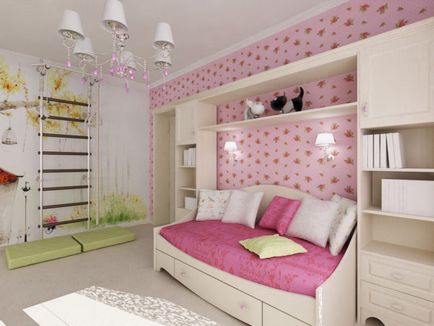 Cel mai confortabil și elegant dormitor pentru copii pentru fete