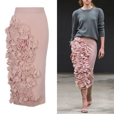 Abból, amit viselni rózsaszín szoknya ceruza divatos és elegáns íveket fotók