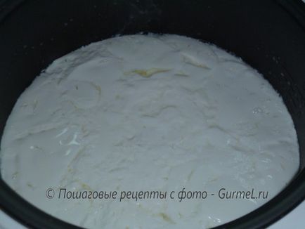 Mătase - brânză de vaci (în multivark)