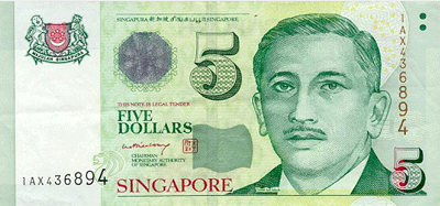 Dolarul Singapore, banii lumii