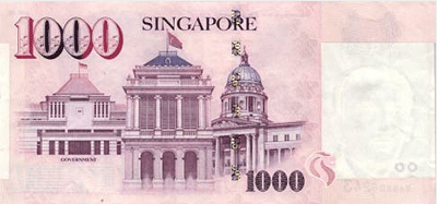 Dolarul Singapore, banii lumii