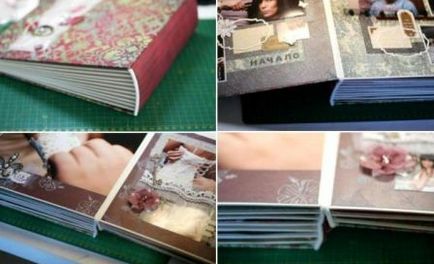 Scrapbooking hogyan lehet egy albumot a saját kezét, fotó mikron