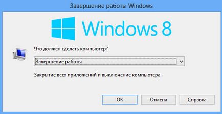 Ways, hogy kikapcsolja a rendszert futtató számítógép Windows 8 - világegyetem Microsoft Windows 7