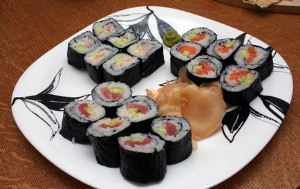Sushi tonhal - egyszerű receptek, főzés klub
