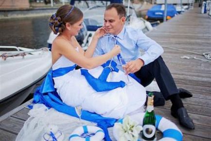 Весілля в морському стилі з фото і описом