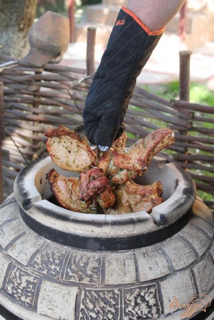 Carne de porc cu cartofi gătite în tandoor - rețetă pas cu pas cu fotografie