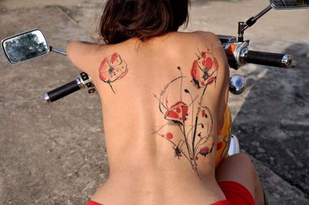 Tatuaje de mac pentru fete, fotografii și schițe de tatuaje