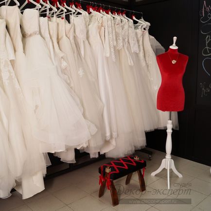 Текстильний декор для салону весільних суконь - наречена - в Тольятті, студія штор декор-експерт