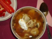 Узбецький суп з пельменями