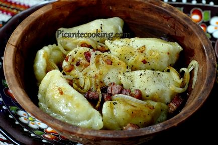 Vareniki cu cartofi și varză, picantecooking