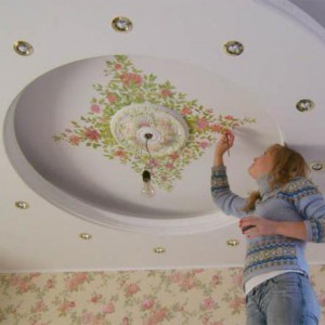 Pictura în artă a tavanului și a pereților - așa cum se efectuează