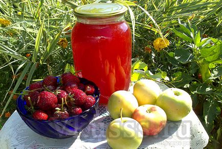 Az almalé keresztül sokovarku téli recept fotó (alma) Az almalé keresztül sokovarku téli recept egy fotó