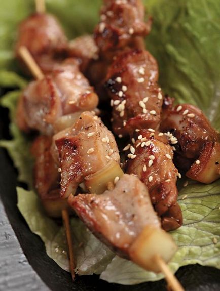 Yakitori din pui