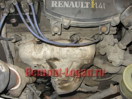 Schimbarea uleiului în motor și filtru, repararea loganului Reno