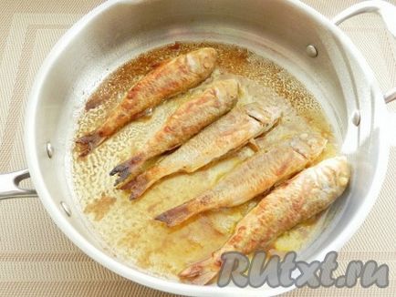 Fried mullet - rețetă cu o fotografie