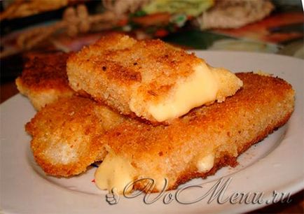 Brânză prăjită în rață