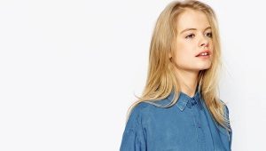Női inge (58 fotó) a mit és hogyan kell viselni, gallér nélküli, kapucnis, kék, barna