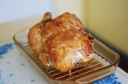 5 titkai ízletes csirke, sült teljesen