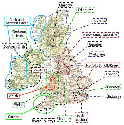 Англійські діалекти і акценти