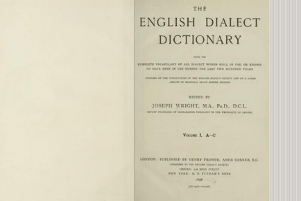 Angol dialektusok és díszítéssel