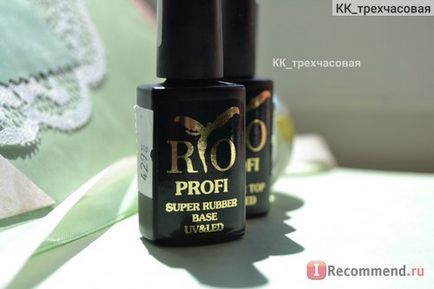 База для гель-лаку rio profi каучукова супер густа super rubber base - «база rio profi каучукова