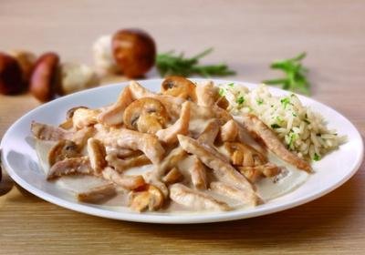 Carne de vită stroganoff de la pui, pas cu pas retete