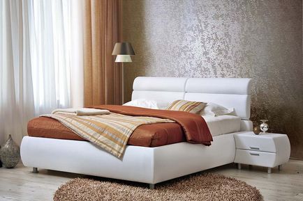 Білі шкіряні ліжка в інтер'єрі (фото) - wow ремонт
