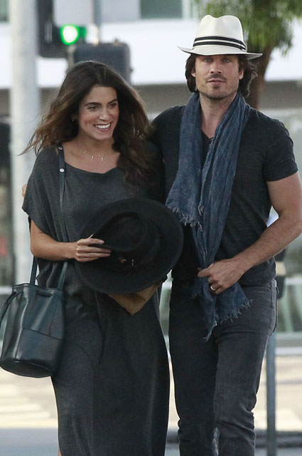 Terhes Nikki Reed és Ian Somerhalder elment vacsorázni a Beverly Hills, pletyka