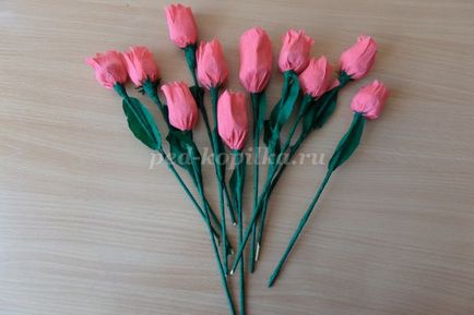 Csokor édességek és hullámpapír kezeddel 9 mayayu Master Class fényképpel (csokor) Csokor édességek és hullámpapír kezeddel 9 mayayu mesterkurzust fotókkal