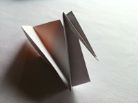 Pelican papír - összecsukható technika számok Moduláris origami lépésről lépésre képek 1