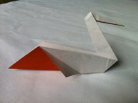 Hârtie pelican - figuri pliabile cu tehnici origami modulare cu fotografii pas-cu-pas 1