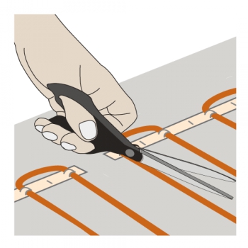 Що робити, якщо залишається зайвий гріючий кабель, чи можна вкоротити його або укласти тепла підлога під