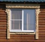 Rame din lemn pentru ferestre, vederi, montaj, fotografie