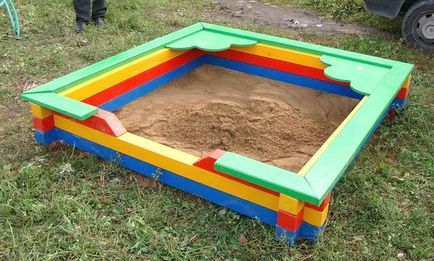Nisip pentru copii cu mâinile lor - miracole într-o sită