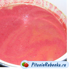 Borsch pentru copii timp de aproximativ un an