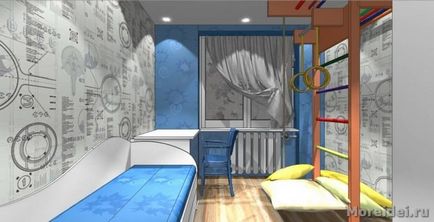 Proiectarea unei camere pentru copii pentru un băiat școlar - 40 de opțiuni de fotografie