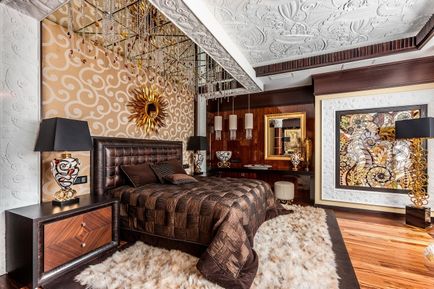 Дизайн інтер'єру спальні в стилі кітч з фото і варіантами оформлення