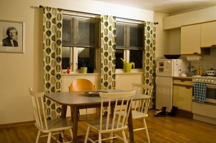 Perdele de design pentru bucătărie - un interior modern