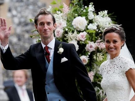 Az esküvő az év Pippa Middleton másolt a stílus Kate ruhája