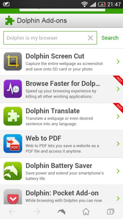 Browserul Dolphin - unul dintre cele mai bune