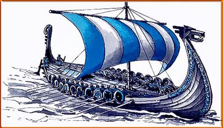 Драккар - унікальний корабель вікінгів