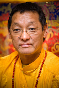 Ganteng rinpoche și karma puntsog rinpoche vor deține drubchen vajraqila și pulbere namdug în centrul de retragere