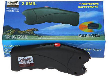 Cheetah TW-309 (Taser) véleménye, utasítások, leírások, gyártó (Taser) Cheetah TW-309 (Taser) véleménye, utasítások, leírások, gyártó