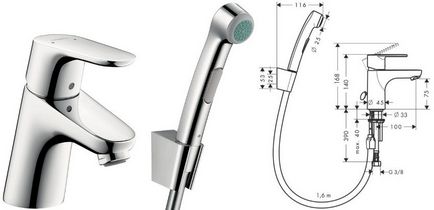 Duș igienic pentru toaletă cu mixer alternativ la bidet