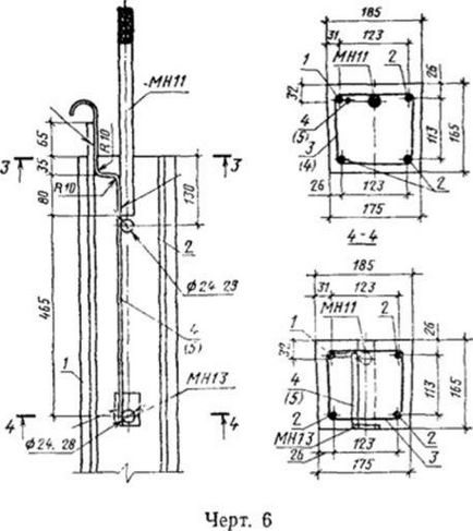 GOST 23613-79 Vibratoare din beton armat vibratoare pentru suporturi de linii de transmisie de înaltă tensiune