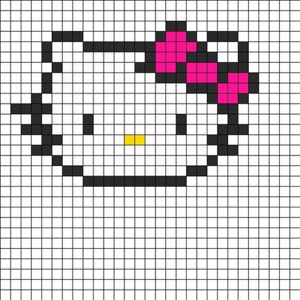 Hello Kitty (Hello Kitty) saját kezét termomozaiki hogyan (saját) Hello Kitty (Hello Kitty) saját kezét termomozaiki hogyan